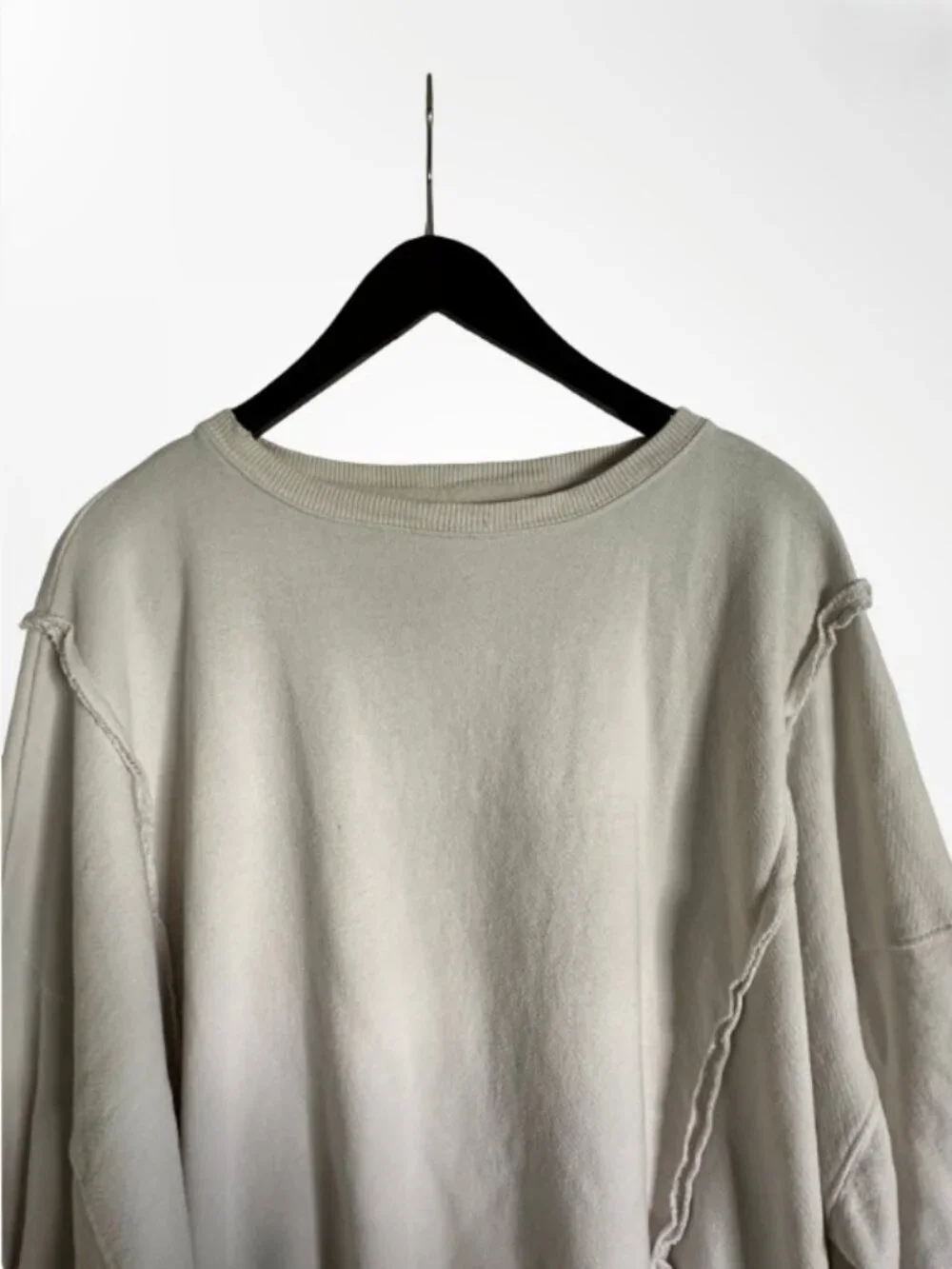 NWOT Free People We The Free Camden Sweatshirt Cream XS Slouchy